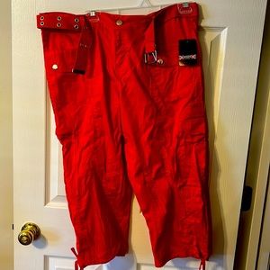 Brand new capris with drawstring legs